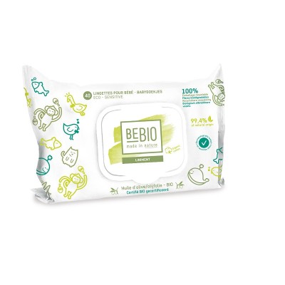 lingettes bébé au liniment huile d'olive bio