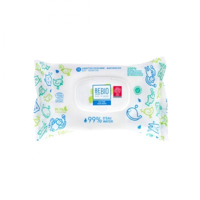 lingettes à l'eau naturelles pour bébé