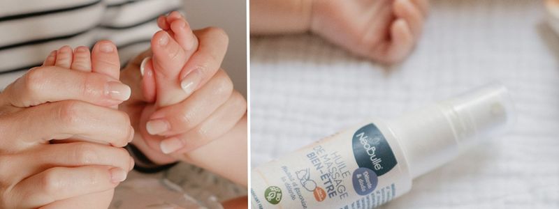 Huile de massage pour bébé