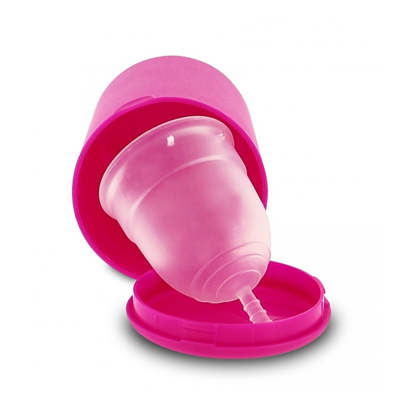 Coupe menstruelle Tige avec étui stérilisateur 