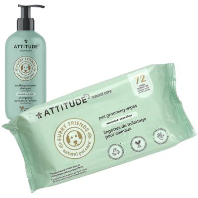 Lingettes et shampoing animaux