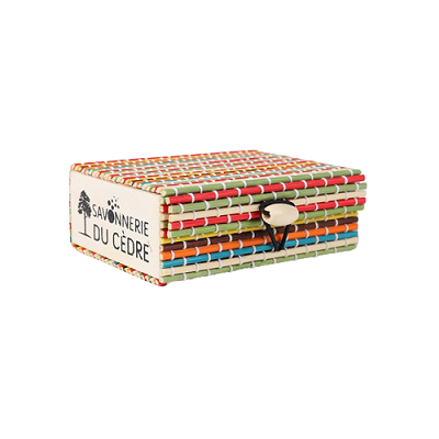 Savonnerie du Cèdre Boîte à savon en bambou - Multicolore