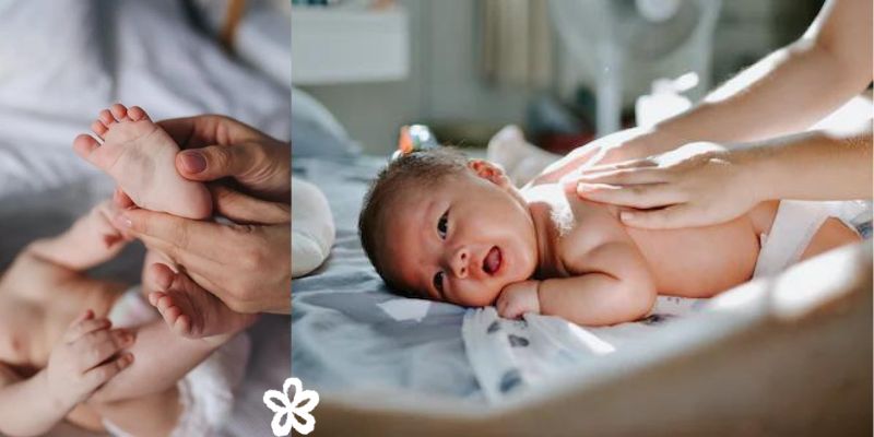 Massage bébé à l'arnica - Sebio