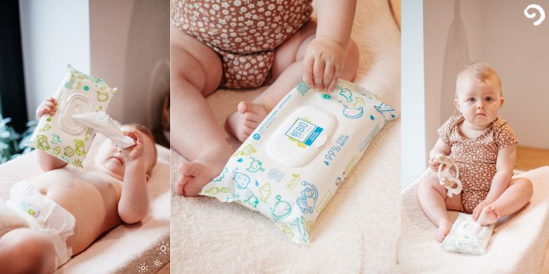 Lingettes écologiques jetables BEBIO