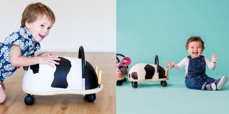 Porteur Wheely Bug vache