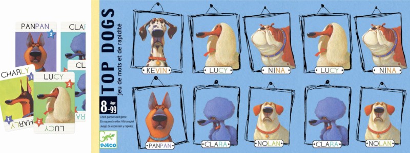 jeu de carte chiens