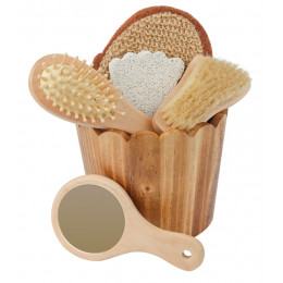 Cadeauset uit verwarmd hout