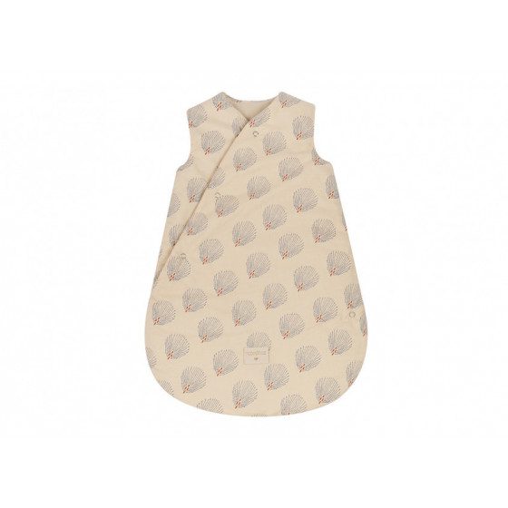Snowy winter slaapzak - blue gatsby / cream