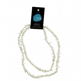 Barok ketting 90 cm Bergkristal