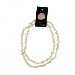 Barok ketting 90 cm Roze kwarts