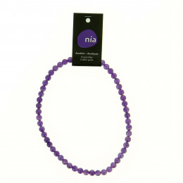 Kralenketting 40 cm Amethist