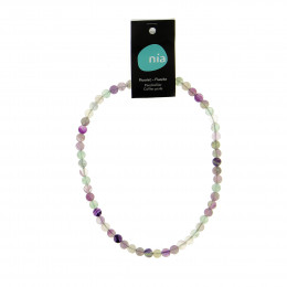 Kralenketting 40 cm Fluoriet