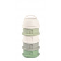 Stapelbare doseerdozen 4 compartimenten Cotton white/Sage green