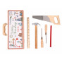Kleine gereedschapskoffer - L'Atelier de Bricolage met 6 tools - Moulin Roty
