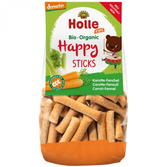 Bio-Happy Wortel-Venkel Sticks - 100g - Holle