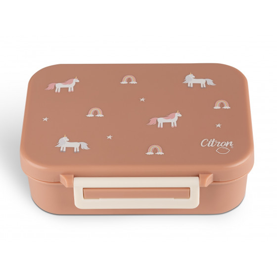 Mini tritan snackbox - Blush pink unicorn - Citron