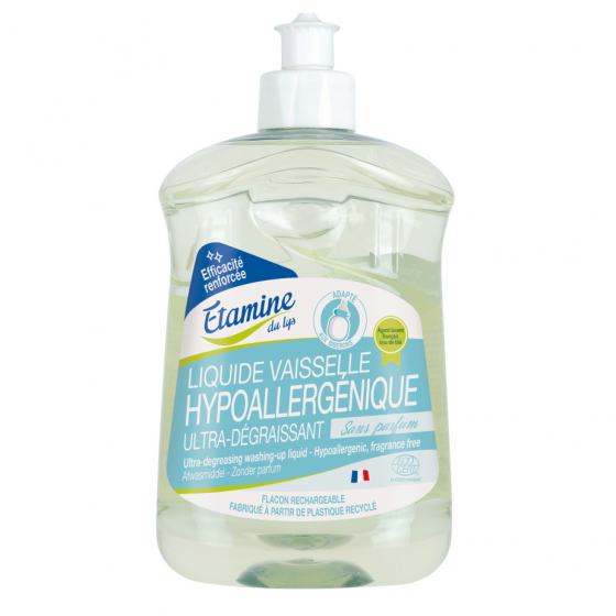 Hypoallergeen vloeibaar afwasmiddel - Zonder parfum - 500 ml