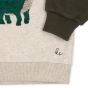 Lou Pailletten Sweat Shirt - Off White Melange - 4Y - Konges Sløjd A/S