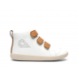 Schoenen Bobux I Walk - Hi Court White + Caramel