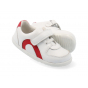Schoenen Bobux Step Up - Comet White + Red