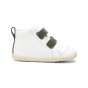 Schoenen Bobux Step Up - Hi Court White + Forest