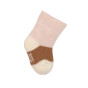 Terry sokken pink & caramel -  Set van 3 paren - GOTS