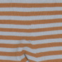 Kousenbroek Stripes Light blue & Caramel - GOTS