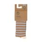 Kousenbroek Stripes Light blue & Caramel - GOTS