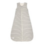 All-seasons slaapzak - Striped grey & anthracite - Organic cotton - 2.5 TOG