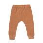 Broek in terry badstof - Karamel