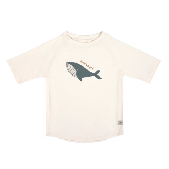 Anti-UV zwem T-shirt - Walvis - Melkachtig