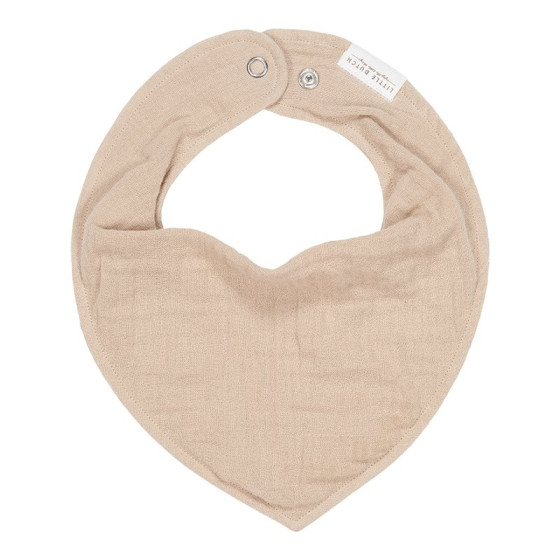 Slabbetje bandana mousseline Beige - Little Dutch