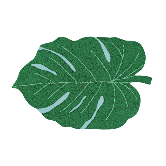 Wasbaar Tapijt - Monstera Leaf