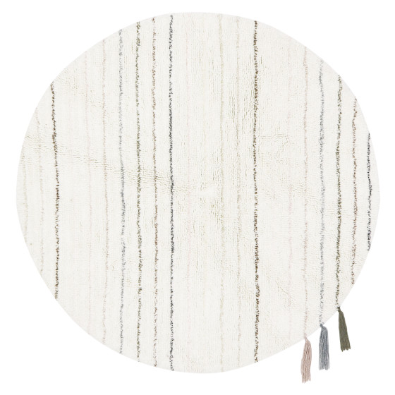 Wasbaar wollen tapijt - Arona Round - Woolable collection