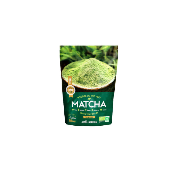 JAPANESE ORGANIC TEAS - Matcha groene thee poeder 50 G - Aromandise