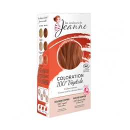 100 % bio & plantaardige kleuring goudkoper 2x50 g - Les couleurs de Jeanne