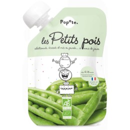 Knijpzakje erwten 120g - Popote