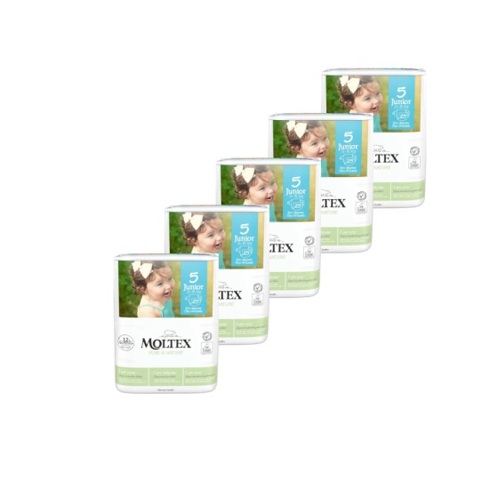 5x Eco luiers - Junior 11-16kg - 125 luiers 5x Eco luiers - Junior 11-16kg - 125 luiers