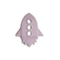 Rocket Soft Lilac bijtring - Mushie