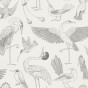 Monochroom Katie Scott behangpapier - Birds - Off-white