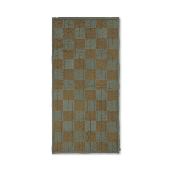 Duo Quilt Deken - Green Tonal