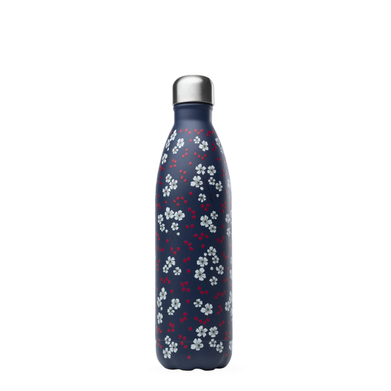 Roestvrijstalen isoleerfles - Hanami - Blauw - 750ml - Qwetch