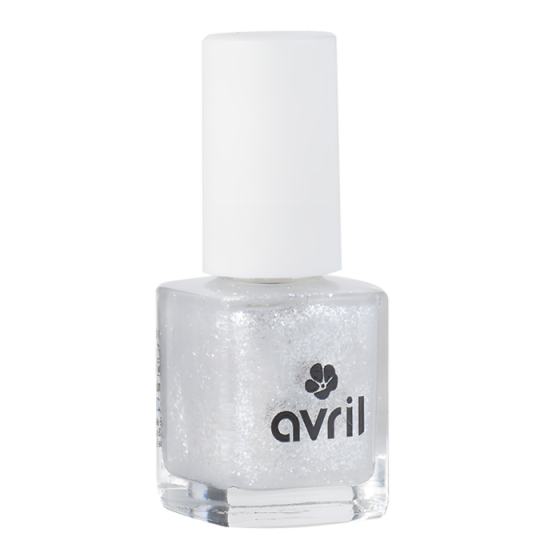 Glitter topcoat zilver 7ml - Avril