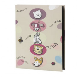 Ringmap 2 ringen - formaat A4 "Dieren"
