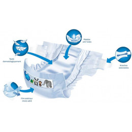 3x Eco luiers - Maxi+ (9-20 kg) - 144 stuks