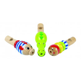 Mini houten fluitje - vanaf 3 jaar