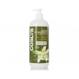 Marseillezeep met olijfolie BIO - parfum oranjebloesem - 1 liter