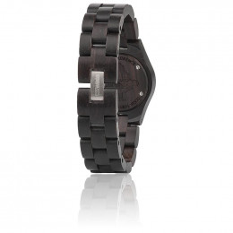 Houten horloge Moon Deneb Black