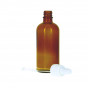 Glazen flesje met doseerpipet - 100 ml