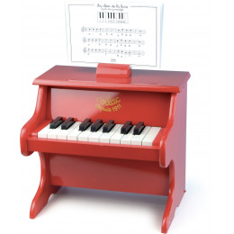 Rode piano - vanaf 3 jaar
